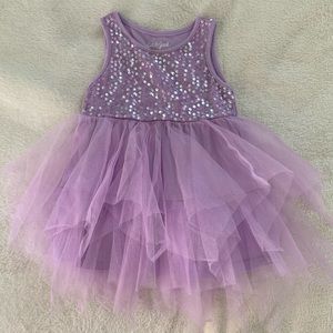 Toddler Girl lavender dress